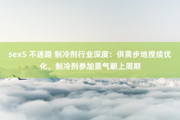 sex5 不迷路 制冷剂行业深度：供需步地捏续优化，制冷剂参加景气朝上周期