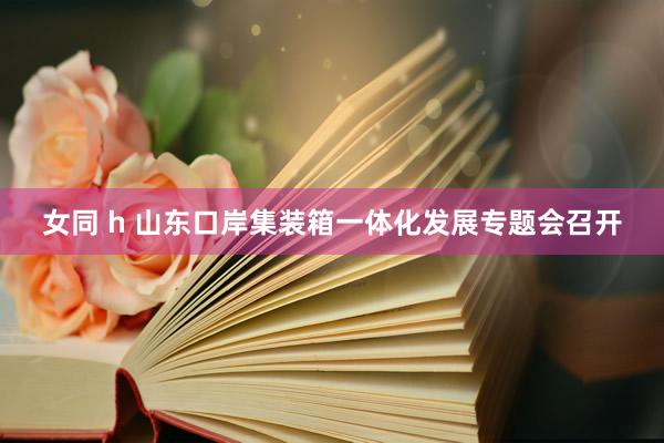 女同 h 山东口岸集装箱一体化发展专题会召开