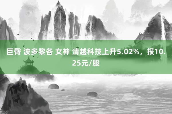 巨臀 波多黎各 女神 清越科技上升5.02%，报10.25元/股