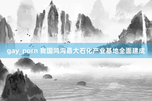 gay_porn 我国鸿沟最大石化产业基地全面建成