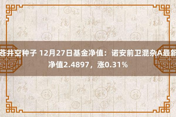 苍井空种子 12月27日基金净值：诺安前卫混杂A最新净值2.4897，涨0.31%