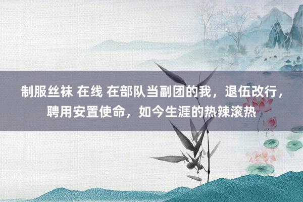 制服丝袜 在线 在部队当副团的我，退伍改行，聘用安置使命，如今生涯的热辣滚热